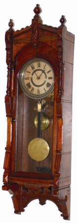F. Kroeber, New York, "Regulator No. 45", ca 1881. — Antique Clocks Price Guide