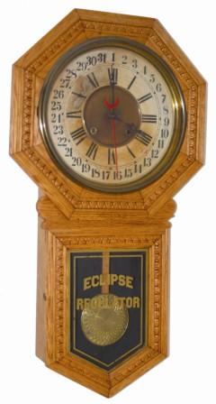 E. N. Welch Mfg. Co. calendar clock, "St. Clair Calendar", ca 1900. — Antique Clocks Price Guide