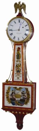 E. Howard and Co. Boston, Presentation Model, "Reissue" banjo. — Antique Clocks Price Guide