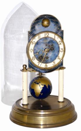 Rare "World" model 400 Day Anniversary clock, made by, "J. Kaiser / Germany". — Antique Clocks Price Guide