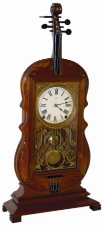 Seth Thomas Clock Co. reproduction violin. — Antique Clocks Price Guide