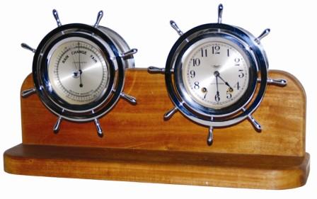 Seth Thomas Clock Co. "Regatta Combination", ca 1940. — Antique Clocks Price Guide