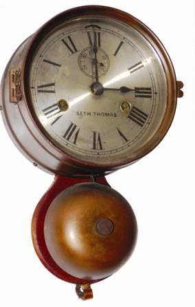 Seth Thomas Clock Co. ships bell clock, "Monitor". — Antique Clocks Price Guide