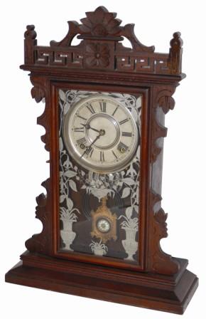 E. N. Welch Mfg. Co. one of their better parlor clocks, "Aida", ca 1884. — Antique Clocks Price Guide