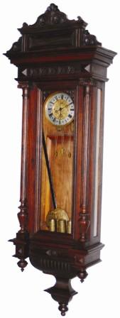 German 3 weight Grand Sonnerie, Vienna regulator, ca 1875. This is the largest 8 day, 3 weight Vienna I have ever seen or sold. — Antique Clocks Price Guide
