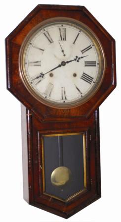 Welch, Spring and Co. hanging rosewood clock, "Verdi", ca 1878. — Antique Clocks Price Guide