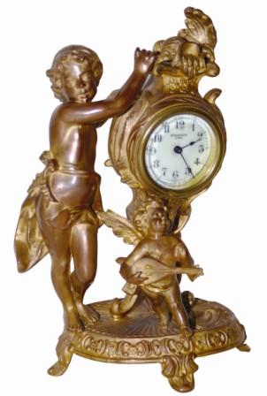 New Haven Clock Co. novelty, "Bermuda". — Antique Clocks Price Guide