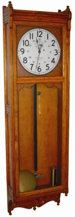 Seth Thomas Clock Co. "Regulator No. 17", ca 1884. — Antique Clocks Price Guide