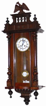 German RA, made by Schlenker and Kienzle in the late 1800's. It is a much nicer clock than our minimum would indicate. — Antique Clocks Price Guide