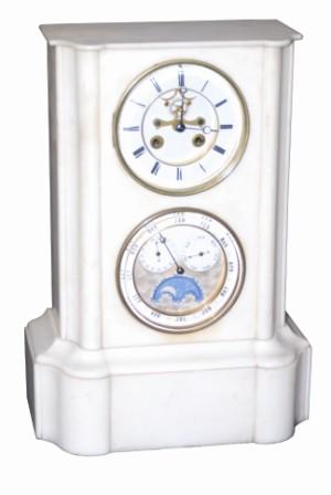 French perpetual calendar clock, made by S. Marti, ca 1885. — Antique Clocks Price Guide