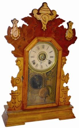 Seth Thomas Clock Co. kitchen clock, one of their College Series, this one is, "College Harvard - 1900". — Antique Clocks Price Guide