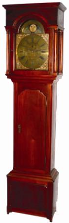 Jonas Barber, Junior, English tall clock, ca 1770. Senior and Junior made clocks in the Winster Valley of northern England for 100 years. — Antique Clocks Price Guide