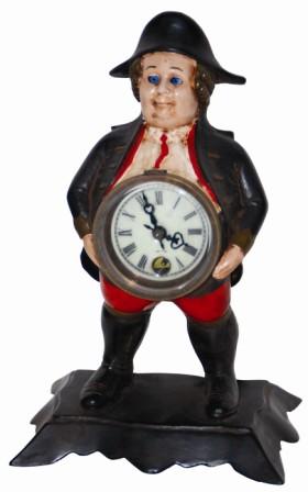 Blinking eye case, "Continental". Identical to Bradley and Hubbard's ca 1860 blinking eye clock. — Antique Clocks Price Guide