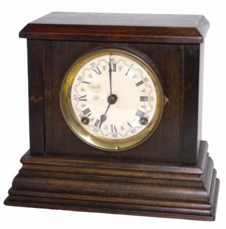 E. Ingraham Co. cabinet clock, "Colby", one of their College Assortment, ca 1915. — Antique Clocks Price Guide
