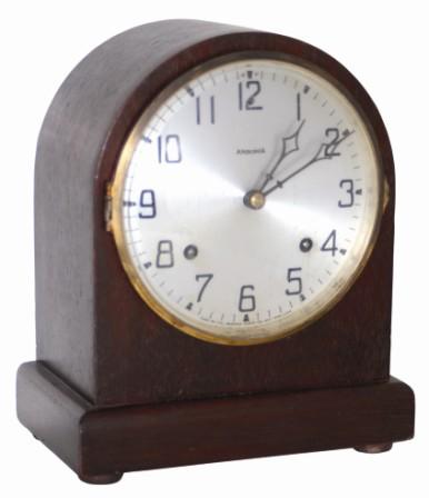 Ansonia Clock Co. small mantle clock, "Doric No. 1", ca 1926. — Antique Clocks Price Guide