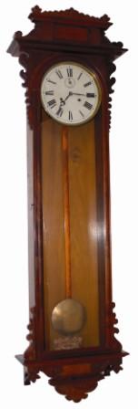 E. N. Welch Mfg. Co. "Regulator No. 11", ca 1889. — Antique Clocks Price Guide