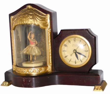 United, "Dancing Ballerina". This electric clock is complete and original. — Antique Clocks Price Guide