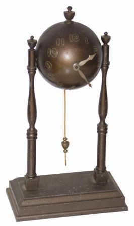 Globe Clock Co. "Worlds Fair" clock, ca 1941. — Antique Clocks Price Guide
