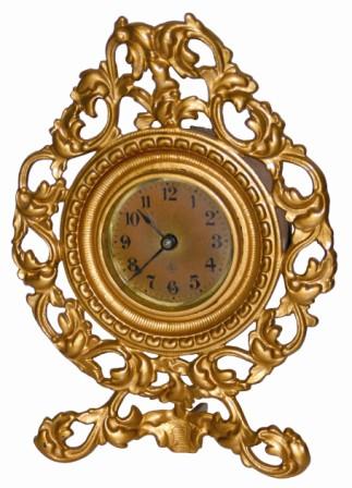Wm. L. Gilbert Clock Co. novelty clock, "Gem", ca 1900. — Antique Clocks Price Guide