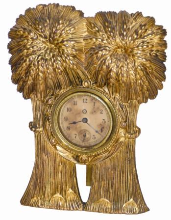 New Haven Clock Co. novelty, "Sheaf", ca 1906. — Antique Clocks Price Guide