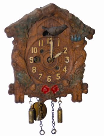 Keebler Clock Co. "Bluebird With Oak Leaves", ca 1934. — Antique Clocks Price Guide