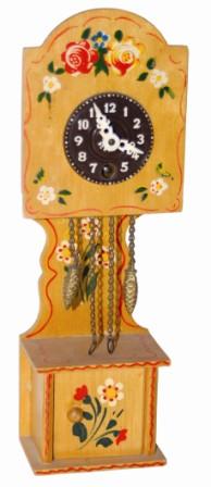 German mini wood grandfather. — Antique Clocks Price Guide