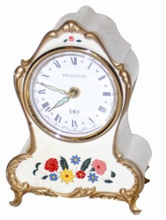 Musical alarm clock, "Splendid / West Germany". — Antique Clocks Price Guide