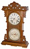 E. N. Welch Mfg. Co. double dial calendar clock, "Arditi", ca 1885.
