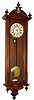 Ansonia Clock Co. hanging clock, "Capitol", ca 1894.