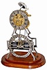 The Ithaca Calendar Clock Company made this skeleton clock. It is the most rare of all the company's clocks.