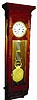 Waterbury Clock Co. "Regulator No. 7", a clock made a few years ago, and one we sold to a good customer in 2008 and it has been under his bed all this time because he did not have a place to hang it.