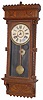 Wm. L. Gilbert Clock Co. hanging regulator, "Asbury", ca 1901.