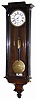 Austrian Vienna Regulator. The Altdeutsch style case and the one weight brass movement are both from the 1870-1880 time period.