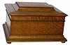 Regina disc music box that plays 15.5" diameter discs.