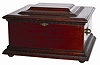 Symphonion Imperial Disc Music Box, Model 160, single comb, has no broken teeth, old winding crank, and celluloid patent and manufacturers labels inside. A lithographed label inside the lid, serial No. 14000.