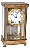 Seth Thomas Clock Co. crystal regulator, "Empire No. 4", ca 1904.
