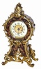 Miniature English tortoiseshell and brass case standing only 7.75" high.