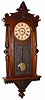E. N. Welch Mfg. Co. wall regulator, ca 1874.
