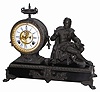 Ansonia Clock Co. figure clock, "Arion", ca 1894.