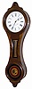 E. Howard and Co. Boston, reissue walnut cased figure eight wall clock, "No. 10", ca 1976.