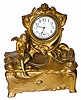 Wm. L. Gilbert Clock Co. jewelry box/clock novelty.