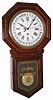 Sessions Clock Co. hanging calendar clock, their "St. Clair" model, ca 1908.