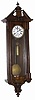 German one weight Vienna regulator, ca around 1870. One day brass movement is unsigned, seat board mounted and slides into wood mounting brackets.