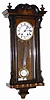 Lenzkirsch fancy RA walnut case, very clean and polished, standing only 28" high. Not as fancy as some of this collection but has much style.