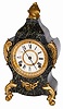 Ansonia Clock Co. enameled iron case, "Calais", ca 1904.