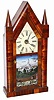 Chauncey Jerome's, "Giant Steeple", ca 1840's. There are very few Giant Steeple clocks with 8 day fusee movements.
