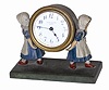 New Haven Clock Co. novelty clock with a Dutch theme.