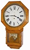 Waterbury Clock Co. short drop clock, "Edna", ca 1908.