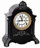 Ansonia Clock Co. enameled iron case "Danube", ca 1904.