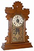 E. Ingraham and Co. mantle kitchen clock, "Lilac", ca 1895.